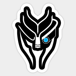 Mass Effect Garrus White Sticker